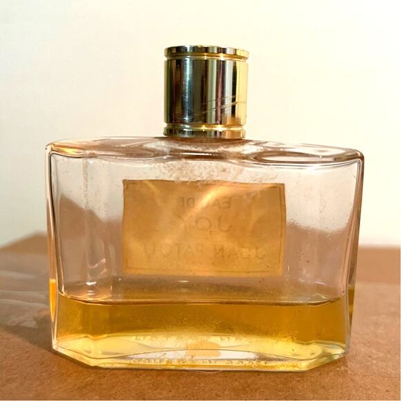 Vintage Eau de Joy Jean Patou 1.5 oz Bottle - Late 1960s-1970s - 35% Remaining - Picture 3 of 5